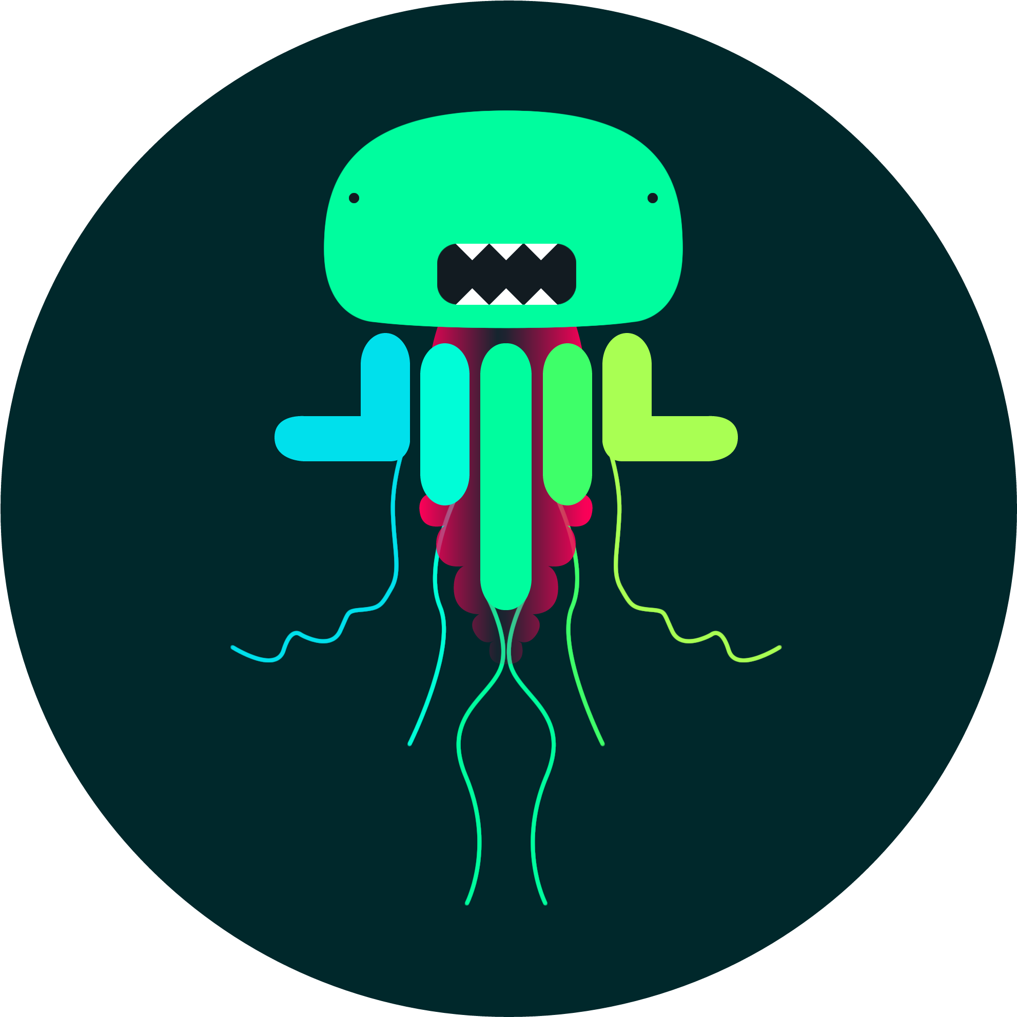 ☄ Cosmic Yaranaika Dark - Illustration (2048x2048), Png Download