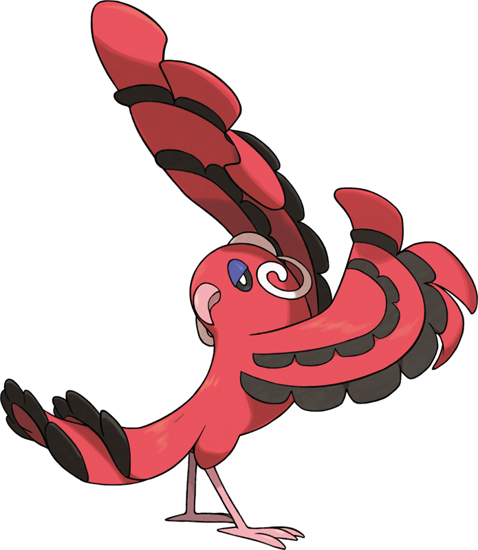 Stats, Moves, Evolution, Locations & Other Forms - Oricorio Flamenco (695x800), Png Download