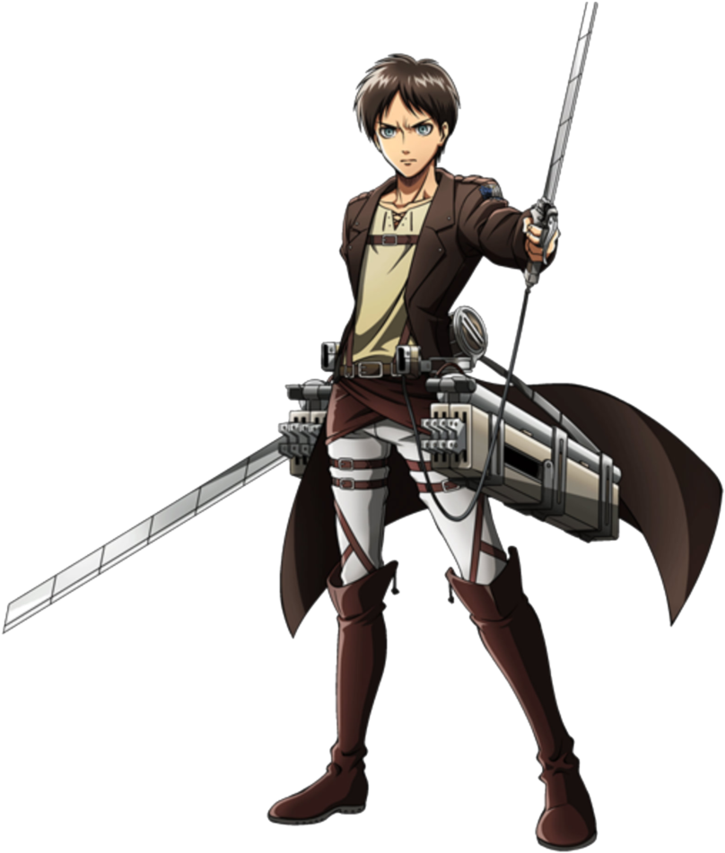 Eren - Attack On Titan Outfits (919x869), Png Download