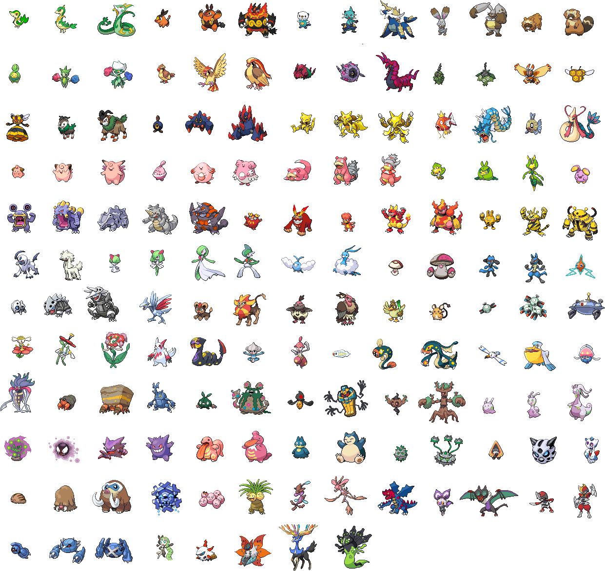 Features - Pokemon Sinnoh Pokedex (1283x1204), Png Download