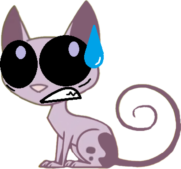 Kat Scared - Mr Kat Png (740x692), Png Download