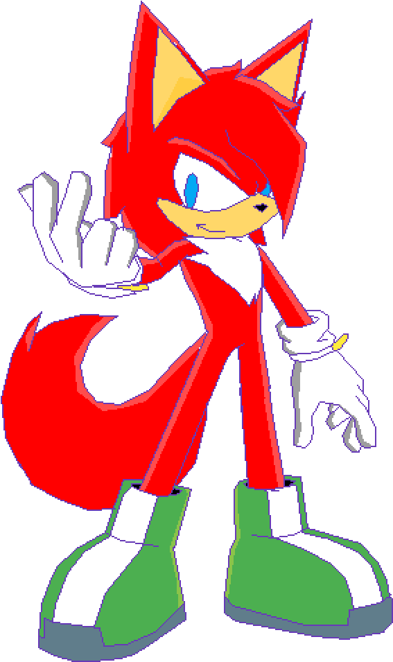 Fire The Hedgehog - History (600x1000), Png Download