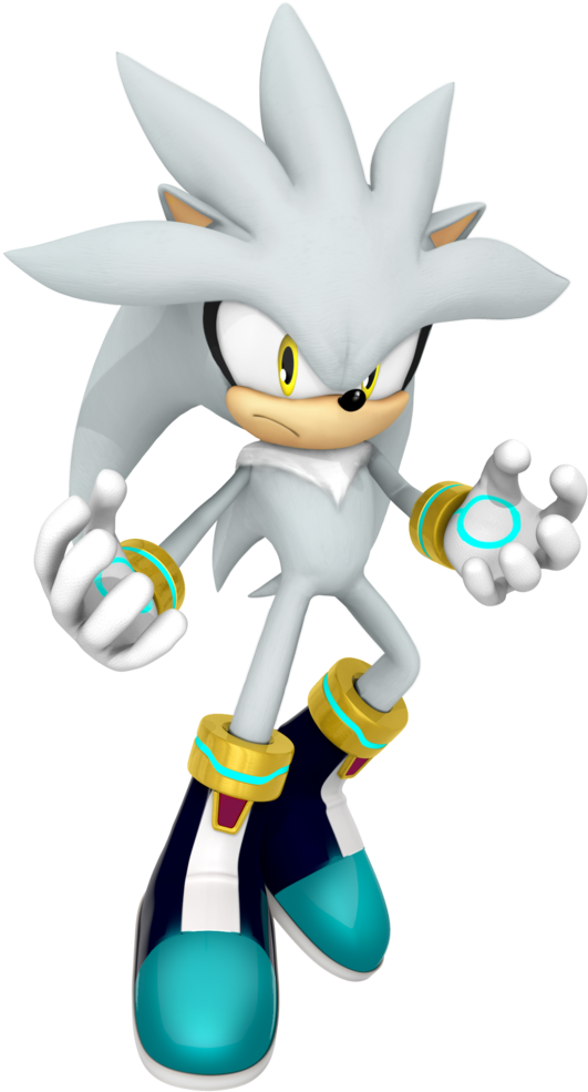 Silver The Hedgehog - Sonic Boom Silver (1024x1024), Png Download