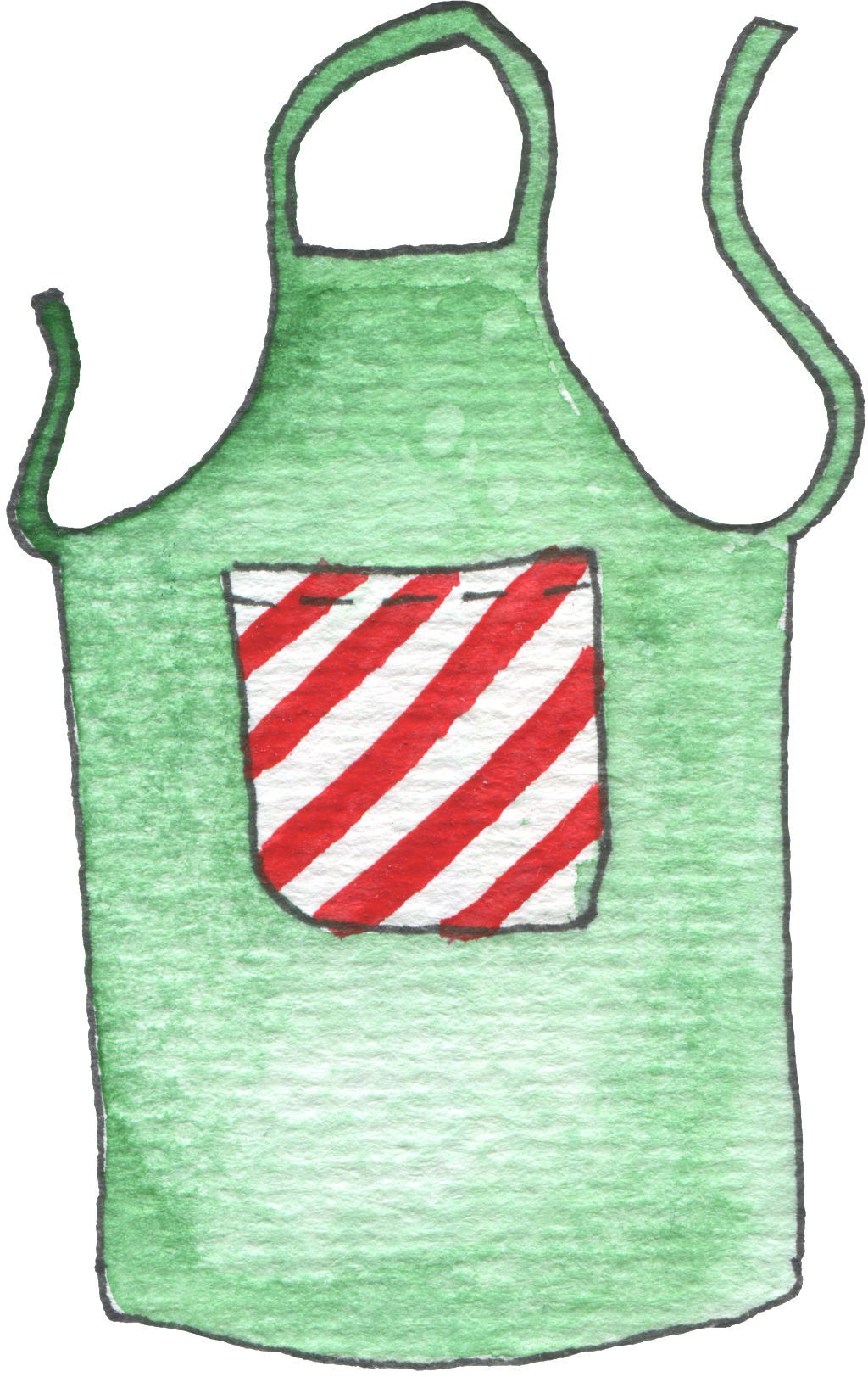 Apron Cartoon Transparent - Portable Network Graphics (1024x1623), Png Download