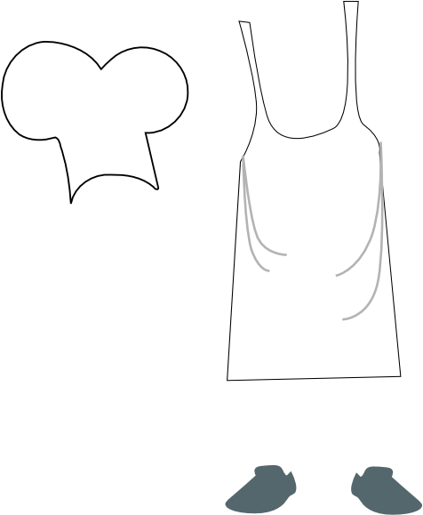 Png Freeuse Stock Clipart - Chefs Apron Clipart (570x596), Png Download