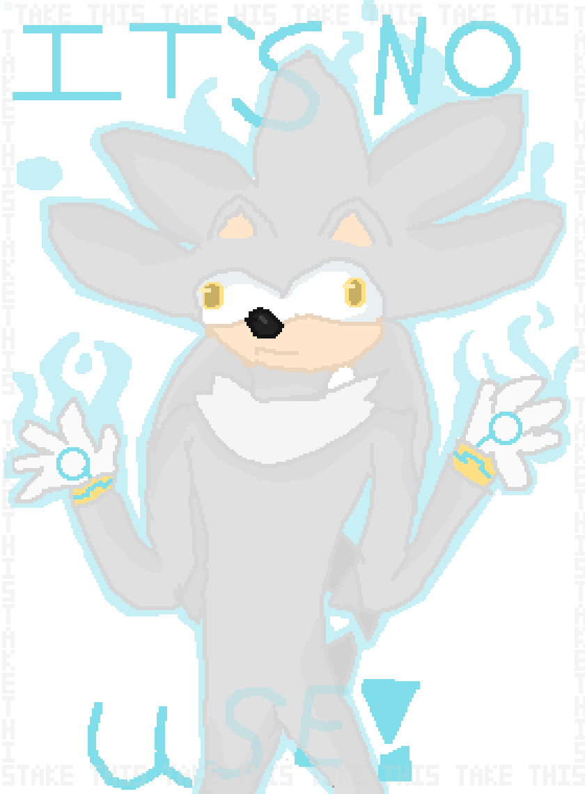 Silver The Hedgehog (840x1140), Png Download