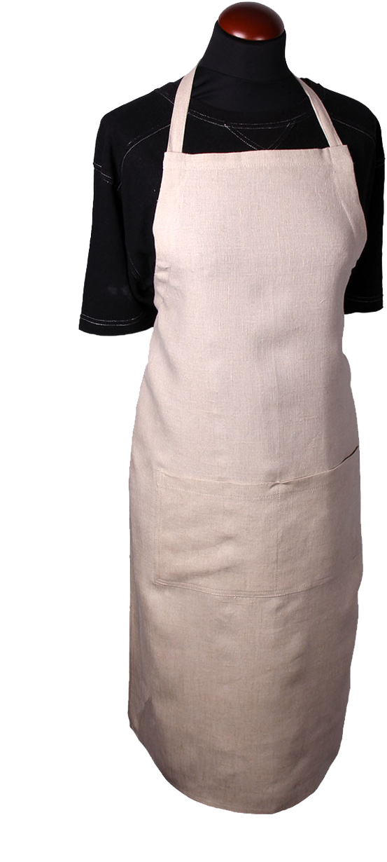 100% Hemp Apron - Hemp (693x1280), Png Download