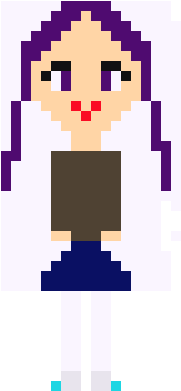 Doki Doki Yuri - We Bare Bears Pixel Art (310x470), Png Download