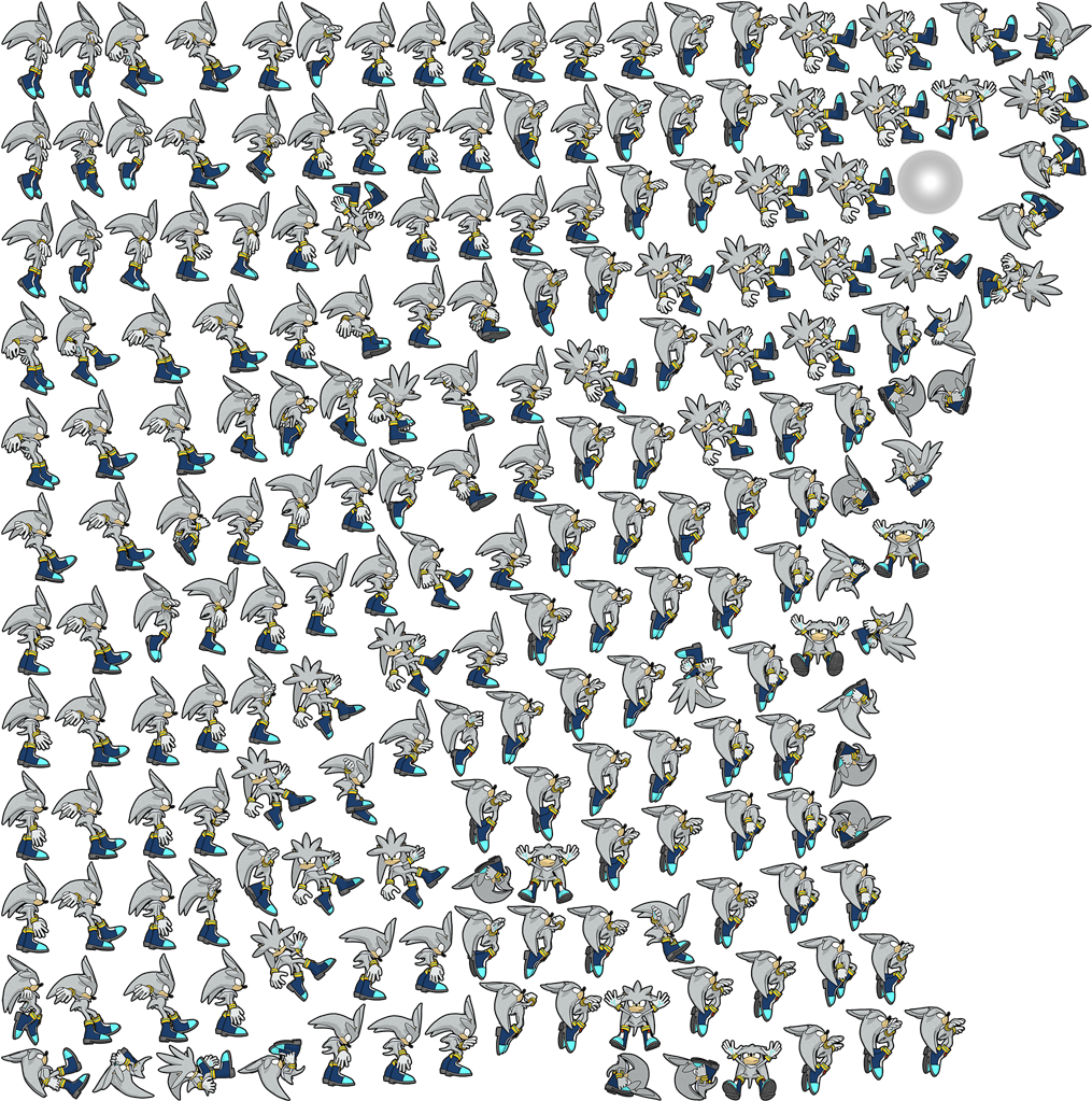 Sprites De Sonic Png (1024x1024), Png Download