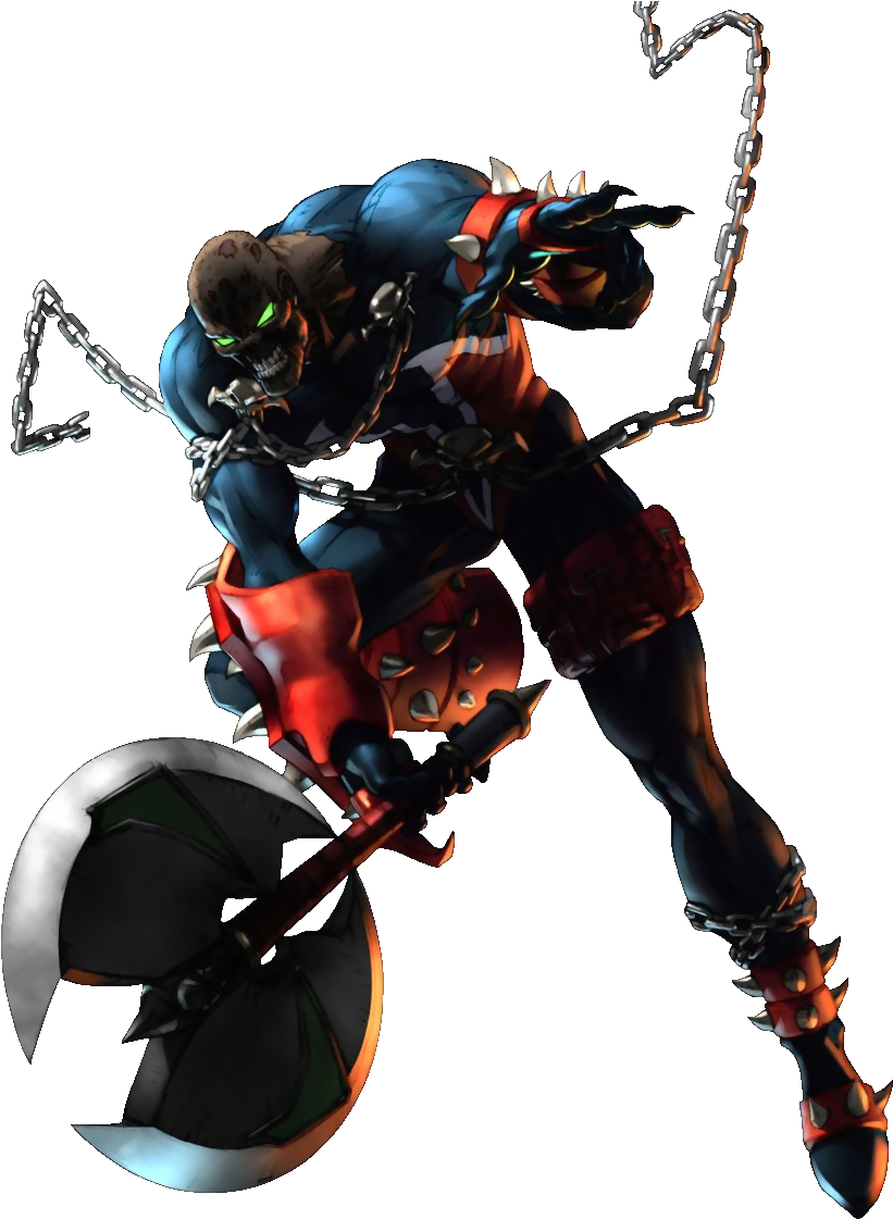 Spawn Without His Mask As He Appears In Soul Calibur - Spawn Soul Calibur (334x480), Png Download