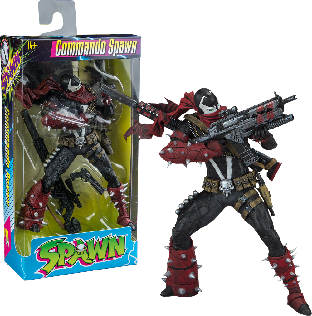 Spawn - Spawn Color Tops Action Figure Commando Spawn (1000x1013), Png Download