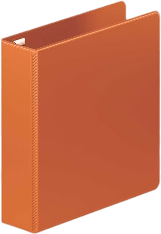 Miscellaneous - Orange Binder (500x500), Png Download
