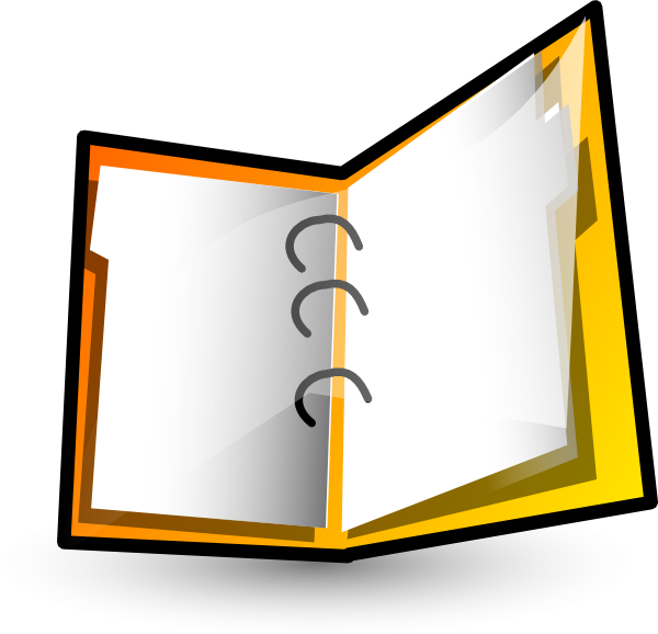 Small - 3 Ring Binder Clip Art (600x578), Png Download