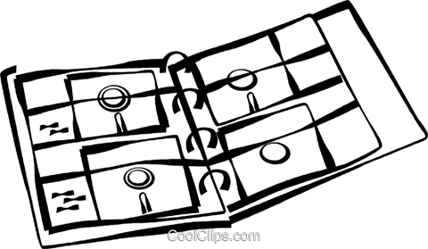 Floppy Disks In A Three Ringed Binder Royalty Free - Clip Art (480x279), Png Download