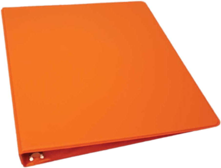 Miscellaneous - Orange Binder (1000x1000), Png Download