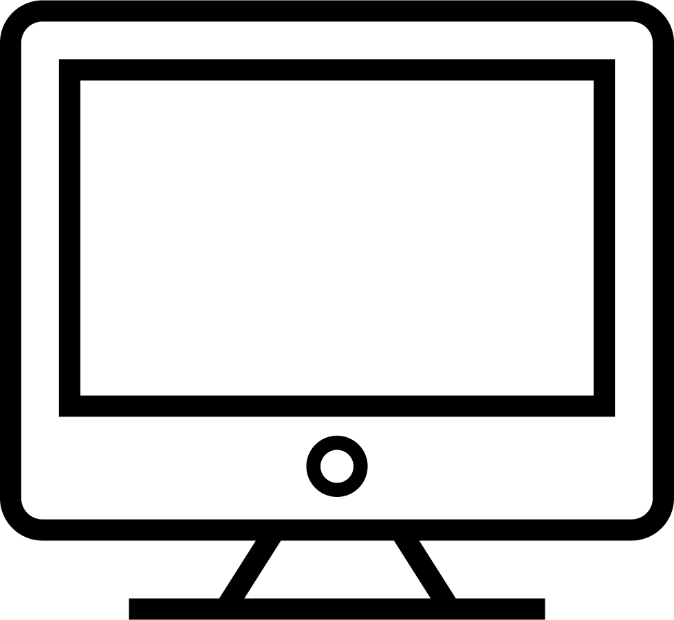Desktop Mac - - All In One Computer Icon (980x902), Png Download