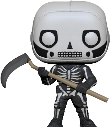 Figura Pop Fortnite Series 1 Skull Trooper - Funko (453x579), Png Download