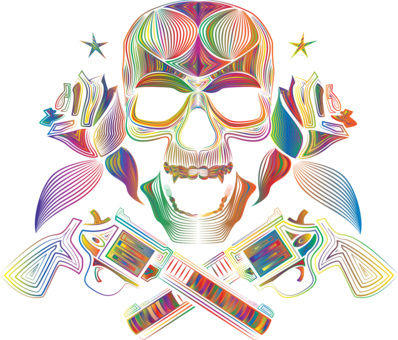 Eyewear Skull Line Design M Group Text Messaging - Clip Art (398x340), Png Download