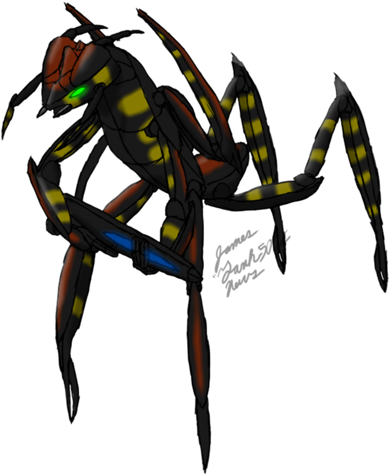 Graphic Freeuse Library Arachnid Warrior By Tank Us - Starship Troopers Arachnid Book (802x995), Png Download