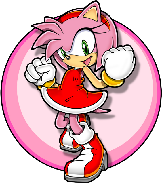 Amy Rose - Amy Rose Sprite Sheet (568x648), Png Download