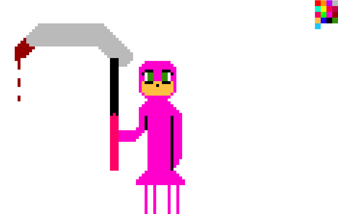 Dark Amy Rose - Pixel Art (1580x840), Png Download
