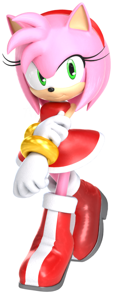 Amy Rose Render - Art (775x1030), Png Download