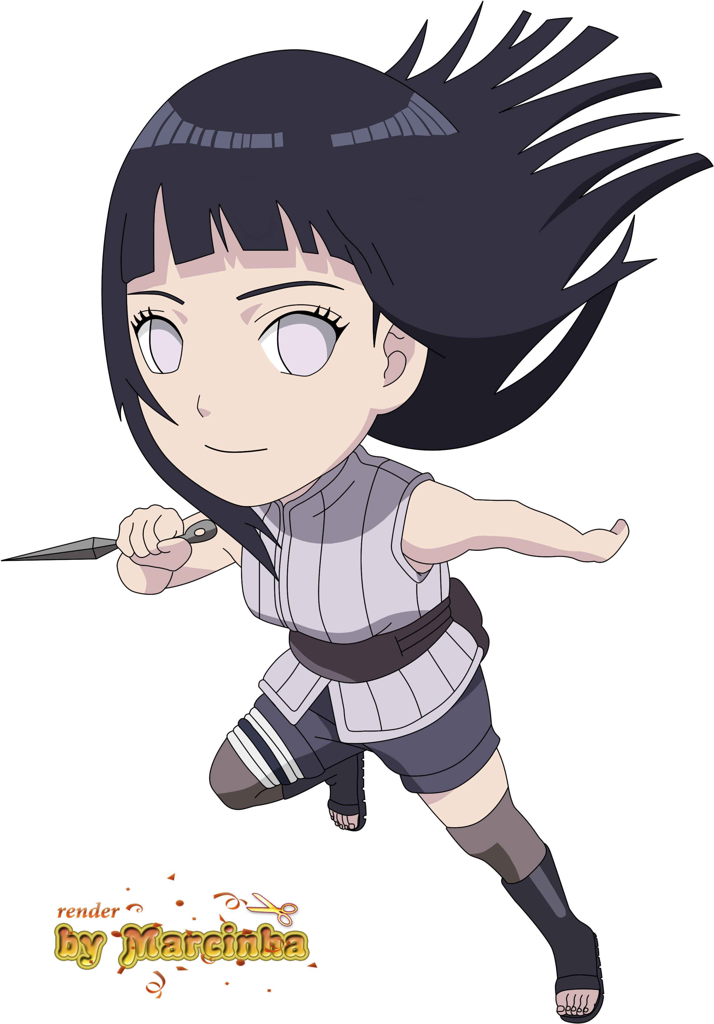 Resultado De Imagen Para Himawari - Naruto The Last Chibi (2500x3600), Png Download