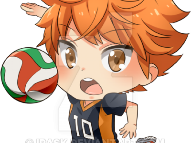 De Hinata Chibi Haikyuu (640x480), Png Download