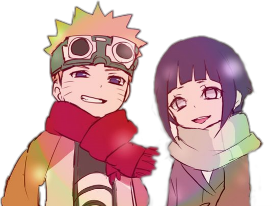 Report Abuse - Little Naruto And Hinata (534x406), Png Download