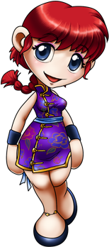 21 70k S00180 Sailoruranus 20 Oct 2008 - Ranma 1 2 Chibi (350x400), Png Download