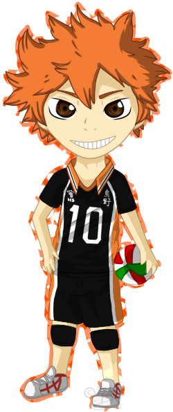 Hinata Drawing Shoyo - Shōyō Hinata Png (373x647), Png Download