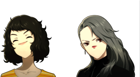 So A Friend Asked Me To Make Noseless Persona 5 Portraits - Persona 5 Haru Forehead (540x270), Png Download