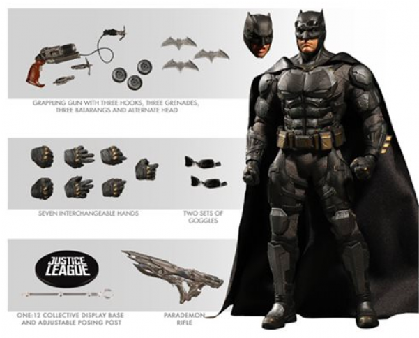 Mezco Justice League Batman (600x600), Png Download