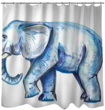Hand Painted Watercolor Elephant - Watercolor Painting (400x400), Png Download