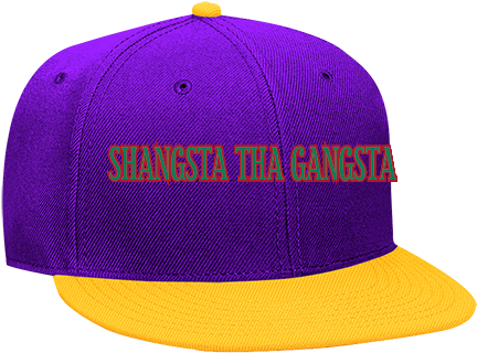 Shangsta Tha Gangsta No Bully Zone Snapback - Rapper Hat Transparent (450x450), Png Download
