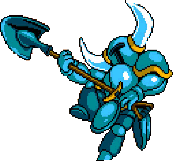 Shovel Knight Portrait During Dialogue Shovel Knight - Shovel Knight Transparent (641x574), Png Download