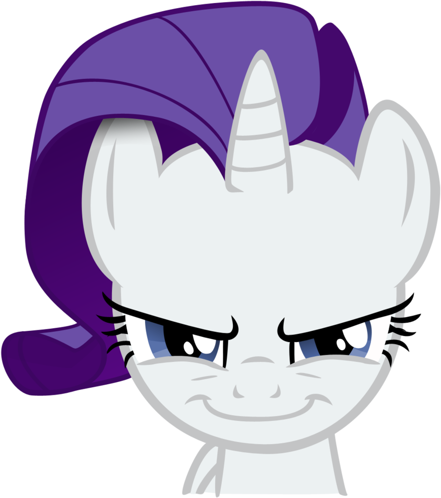 Luckysmores, Bend Over, Evil Grin, Rapeface, Rarity, - Twilight Sparkle Evil Smile (1029x1024), Png Download
