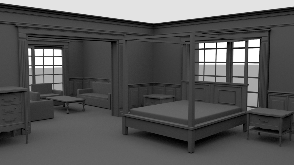 Bedroom (1000x563), Png Download