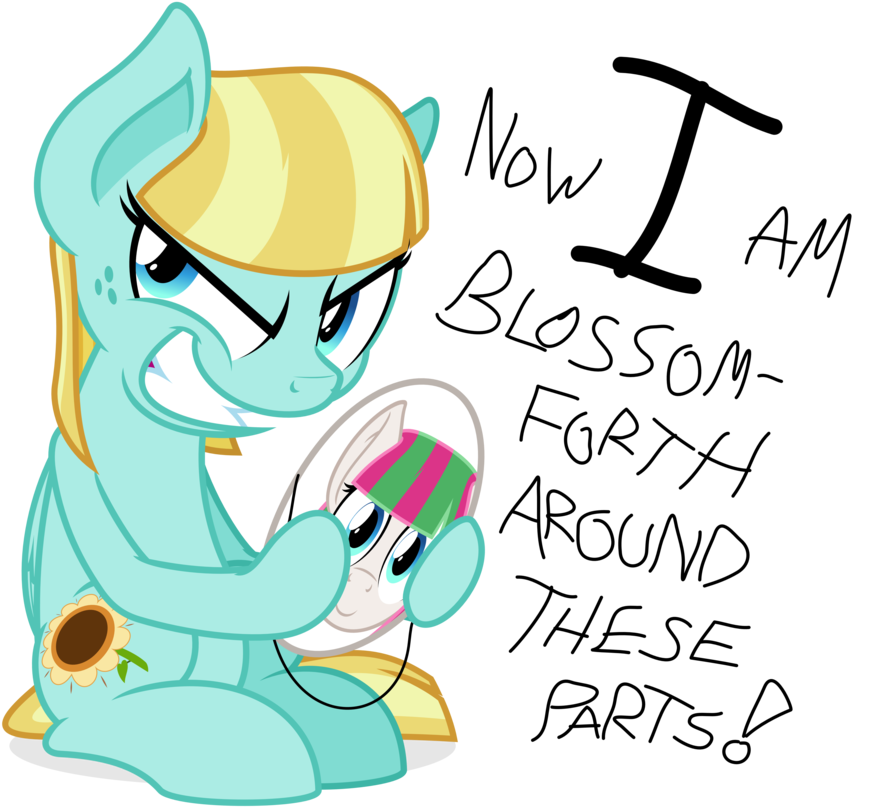 Zutheskunk, Blossomforth, Commission, Evil, Evil Grin, - Mlp Miss Blossomforth (900x852), Png Download