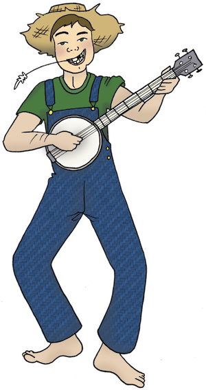 Old Hillbilly Pictures - Hill Billy Clip Art (300x568), Png Download