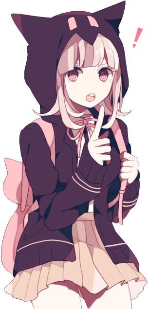 Clip Art Freeuse Library Danganronpa Transparent Chiaki - Chiaki Nanami (500x651), Png Download
