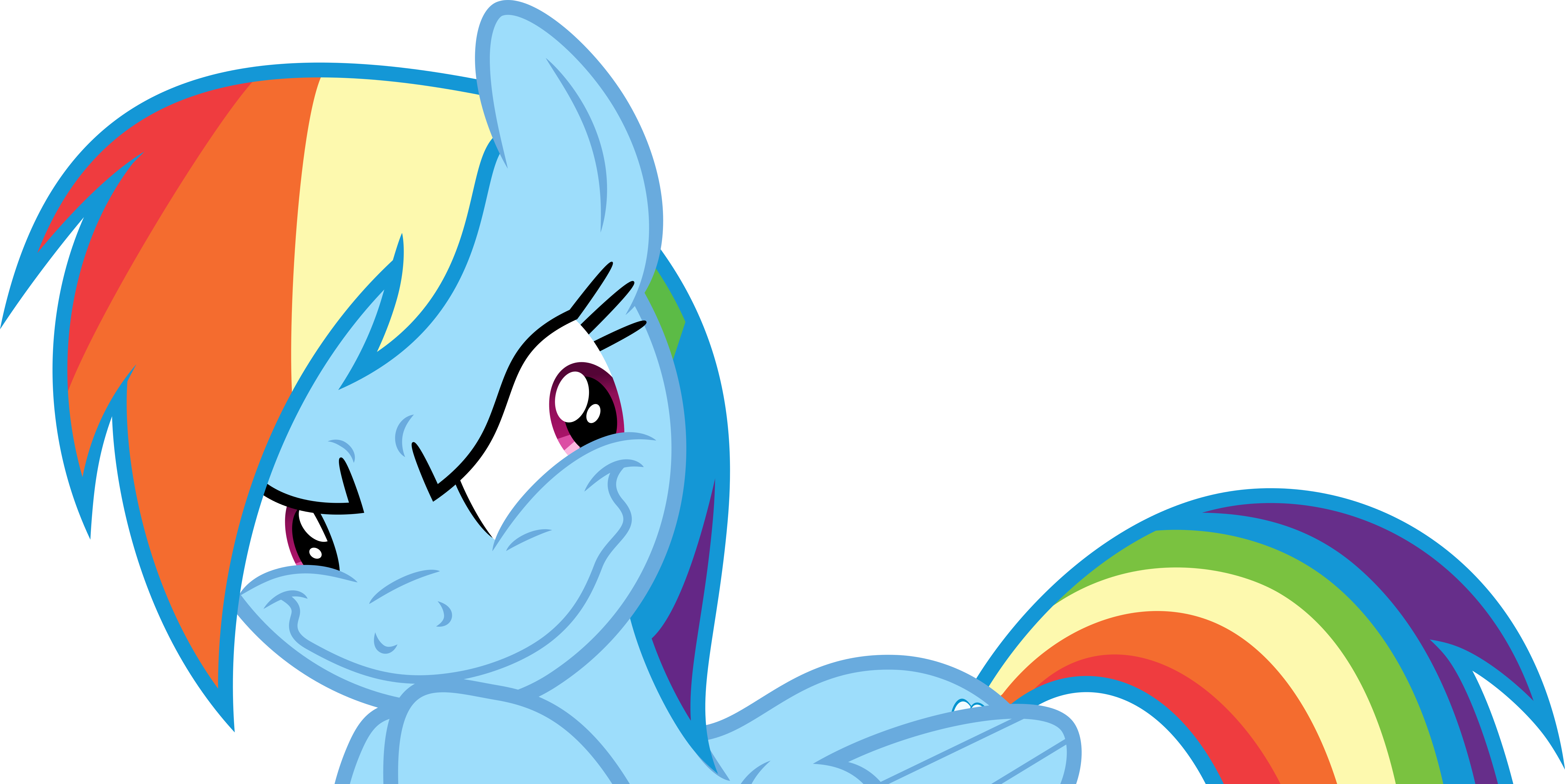 Evil Grinch Png - My Little Pony Crazy Rainbow Dash (1280x642), Png Download