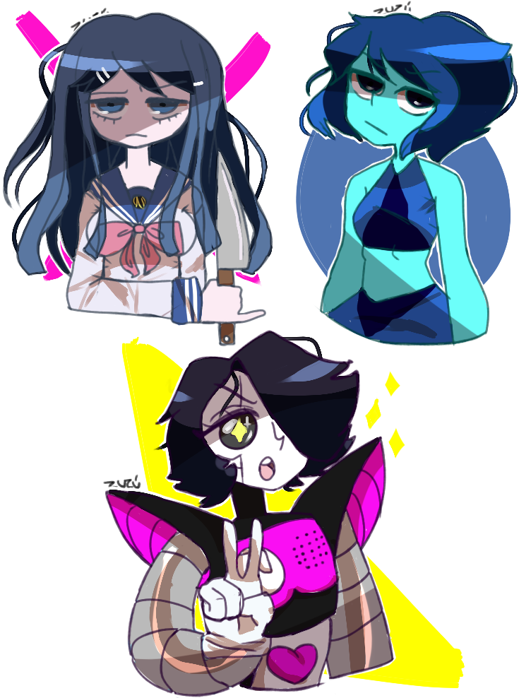 “ Undertale X Danganronpa X Steven Universe - Danganronpa X Steven Universe (834x1024), Png Download