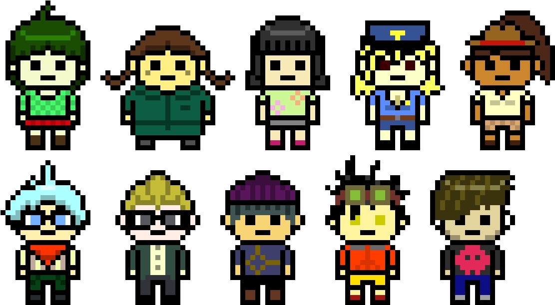Danganronpa Nd Ultimates - Pixel Art Maker Danganronpa (1130x650), Png Download