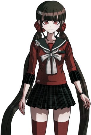 Maki Harukawa - Danganronpa V3 Maki Sprites (480x480), Png Download