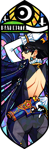 Tadda Sorry This Took So Long, I Have A Killer Headache - Bayonetta Smash Bros Fanart (200x600), Png Download