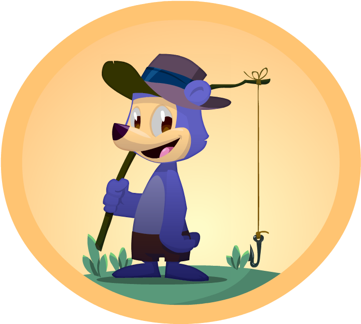 Hillbilly Bear - Illustration (871x871), Png Download