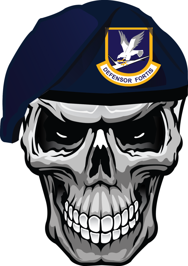Military Vector Berets - Skull Beret (752x1062), Png Download