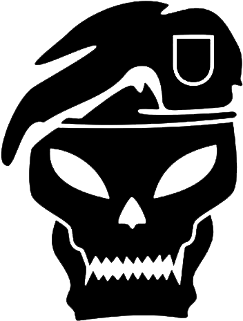 Black Ops 4 Skull Logo (500x500), Png Download
