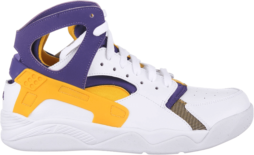 Air Flight Huarache 'lakers' - Air Flight Huarache (850x521), Png Download